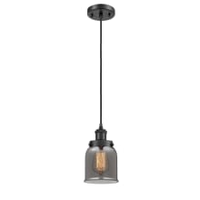 Small Bell 5" Wide Mini Pendant - Cord Hung