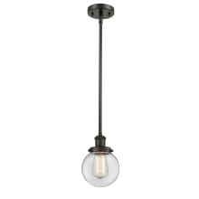 Beacon 6" Wide Mini Pendant - Rod Hung