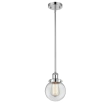 Beacon 6" Wide Mini Pendant - Rod Hung