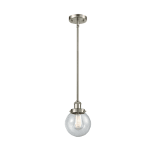 Beacon 6" Wide Mini Pendant - Rod Hung