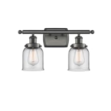 Small Bell 2 Light 16" Wide Vanity Light