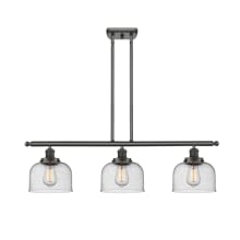 Large Bell 3 Light 36" Multi Light Large Pendant
