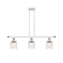 Bell 3 Light 36" Wide Linear Pendant with Shades