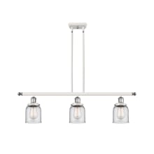 Bell 3 Light 36" Wide Linear Pendant with Shades