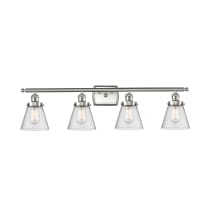 Cone 4 Light 36" Wide Commercial Vanity Light