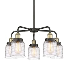 Bell 5 Light 23" Wide Chandelier