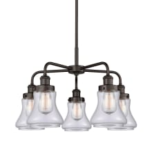 Bellmont 5 Light 24" Wide Chandelier