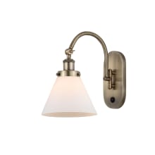 Cone 13" Tall Wall Sconce with Shade