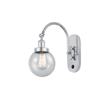Beacon 13" Tall Wall Sconce / Converts to Semi-Flush Ceiling Fixture