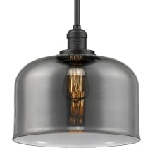 X-Large Bell Single Light 12" Wide Pendant with Hang Straight Swivel