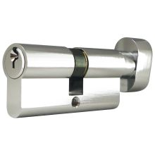 European Mortise Cylinder C Keyway for 2-1/4 Inch to 2-1/2 Inch Thick Doors with 1-1/8 Inch Outside and 2-1/8 Inch Inside Bolt Measurements