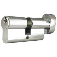 European Mortise Cylinder C Keyway for 2-1/4 Inch to 2-1/2 Inch Thick Doors with 1-3/8 Inch Outside and 2 Inch Inside Bolt Measurements