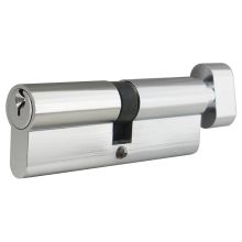 European Mortise Cylinder C Keyway for 2-3/4 Inch to 3 Inch Thick Doors with 2 Inch Outside and 2 Inch Inside Bolt Measurements