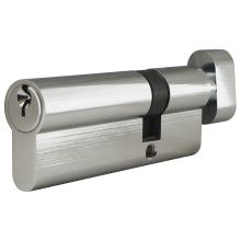 European Mortise Cylinder C Keyway for 2-1/4 Inch to 2-1/2 Inch Thick Doors with 2-1/8 Inch Outside and 1-1/8 Inch Inside Bolt Measurements