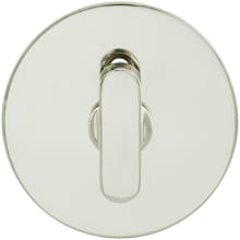 Privacy Latch for Sliding Barn Door with TT16 Thumbturn, Round Rose and 3-1/2" Backset
