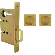 Urban Puck Cup Flush Pulls w/ Mortise Passage Lock for Pocket Doors from the PD8000 Series