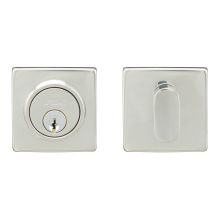 Single Cylinder Grade 2 Deadbolt with LD Rose and 2-3/8" Backset