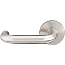 Munich Left Handed Single Dummy Door Lever with RA Series Round Rose