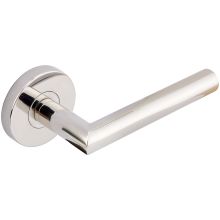 Frankfurt Passage Door Lever Set with 2-3/4 Inch Backset, RA Series Round Rose, and TL4 28 Degree Latch