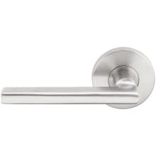 Sunrise Left Handed Single Dummy Door Lever with RA Series Round Rose