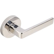 Tokyo Privacy Door Lever Set with 2-3/8 Inch Backset, RA Series Round Rose, and TL4 28 Degree Latch