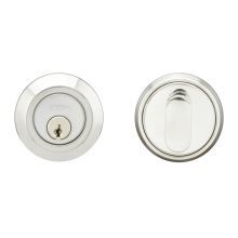 Single Cylinder Grade 2 Deadbolt with RD Rose and 2-3/8" Backset