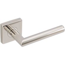 Frankfurt Privacy Door Lever Set with 2-3/8 Inch Backset, SE Series Square Rose, and TL4 28 Degree Latch