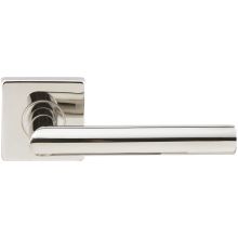 Frankfurt Fire Rated Passage Door Lever Set with 2-3/4 Inch Backset, SE Series Square Rose, and TL4 28 Degree Latch
