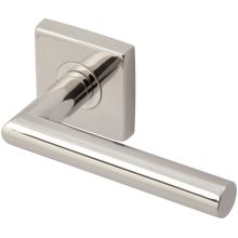 Frankfurt Privacy Door Lever Set with 2-3/4 Inch Backset, SE Series Square Rose, and TL4 28 Degree Latch