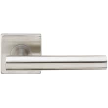 Copenhagen Single Dummy Door Lever with SE Series Square Rose - Left Handed