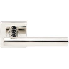 Copenhagen Passage Door Lever Set with 2-3/8 Inch Backset, SE Series Square Rose, and TL4 28 Degree Latch