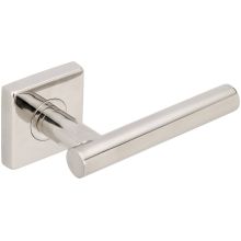 Copenhagen Privacy Door Lever Set with 2-3/8 Inch Backset, SE Series Square Rose, and TL4 28 Degree Latch