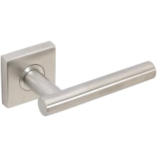 Copenhagen Passage Door Lever Set with 2-3/4 Inch Backset, SE Series Square Rose, and TL4 28 Degree Latch