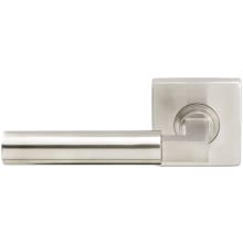 Aurora Left Handed Single Dummy Door Lever with SE Series Square Rose