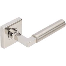 Aurora Privacy Door Lever Set with 2-3/8 Inch Backset, SE Series Square Rose, and TL4 28 Degree Latch