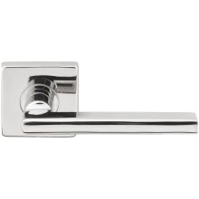 Sunrise Passage Door Lever Set with 2-3/8 Inch Backset, SE Series Square Rose, and TL4 28 Degree Latch