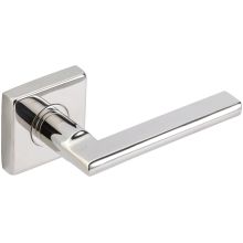 Sunrise Privacy Door Lever Set with 2-3/8 Inch Backset, SE Series Square Rose, and TL4 28 Degree Latch