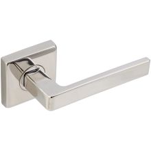 Tokyo Privacy Door Lever Set with 2-3/8 Inch Backset, SE Series Square Rose, and TL4 28 Degree Latch