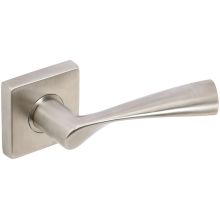 Breeze Right Hand Dummy Door Lever with SE Rose from the Tubular Locksets Collection