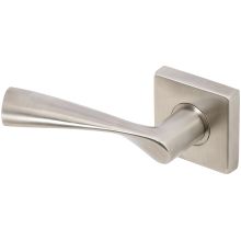 Breeze Left Handed Dummy Door Lever Set with SE Rose from the Tubular Locksets Collection