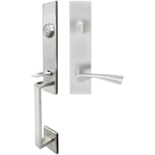 Breeze Single Cylinder Left Handed Handleset with MH Escutcheon from the MH Tubular Locksets Series