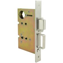 Keyed Entry Single Cylinder Mortise Pocket Door Lock Body with Self Retracting Hook