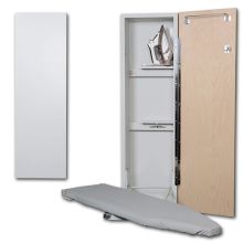 Ironing Center - 42" Built In Swiveling Ironing Board Cabinet - Right Hinged Door