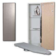 Ironing Center - 42" Built In Swiveling Ironing Board Cabinet - Right Hinged Door