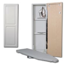 Ironing Center - 42" Built In Swiveling Ironing Board Cabinet - Right Hinged Door