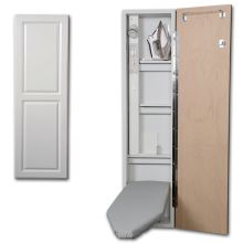 Ironing Center - 46" Built-In Ironing Board With Electric System, Light, and Timer - Right Hinged Door
