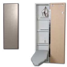 Ironing Center - 46" Built In Fixed Position Ironing Board With Storage - Right Hinged Door - Non Electric