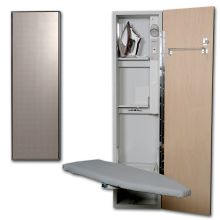 Ironing Center - 42" Built In Ironing Board With Electric System and Light - Right Hinged - ADA Compliant