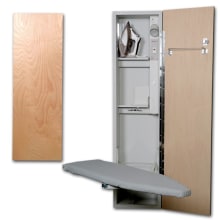 Ironing Center - 42" Built In Ironing Board With Electric System and Light - Left Hinged - ADA Compliant