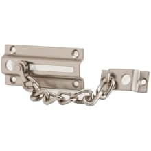 Steel Chain Door Guard with 4 3/4" Length Chain